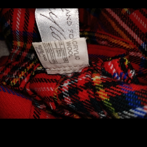 Lord & Taylor | VINTAGE Girls Tartan Plaid Pleated Jumper Skirt Size 4 Girls - Picture 2 of 10